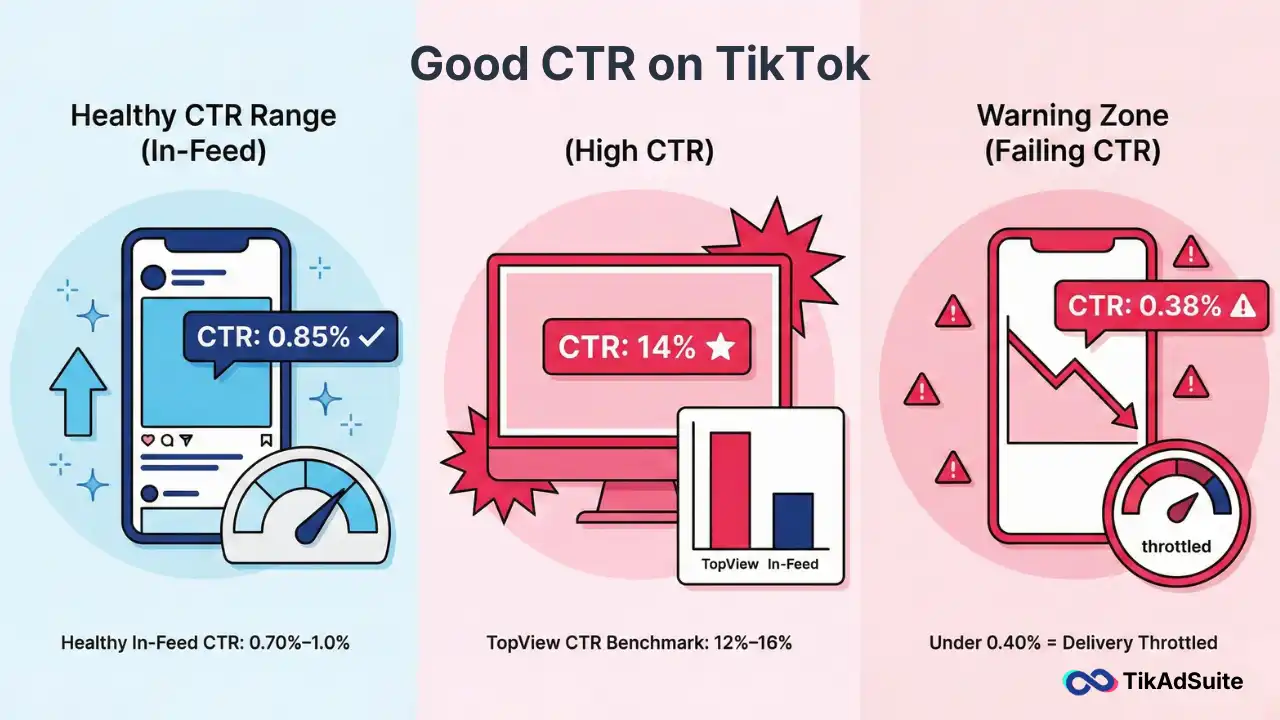 Good CTR on TikTok