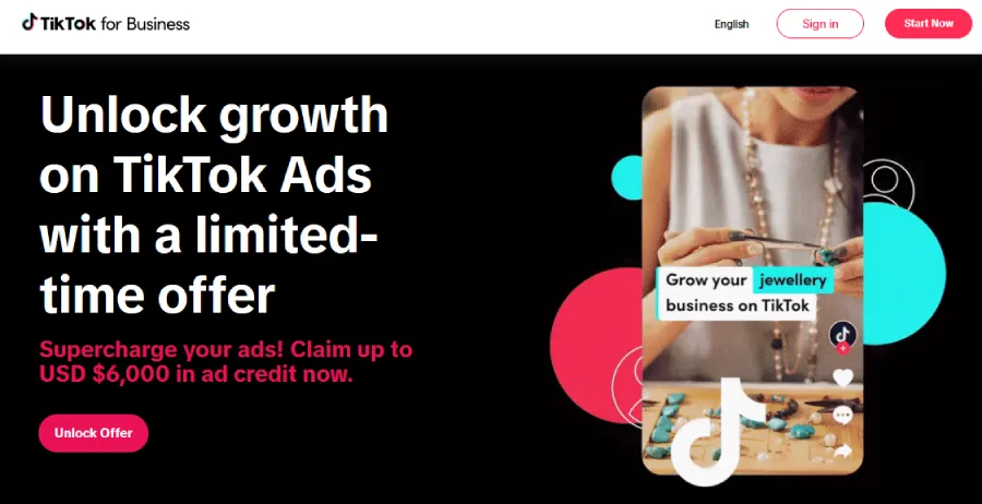 TikTok Ads Credit