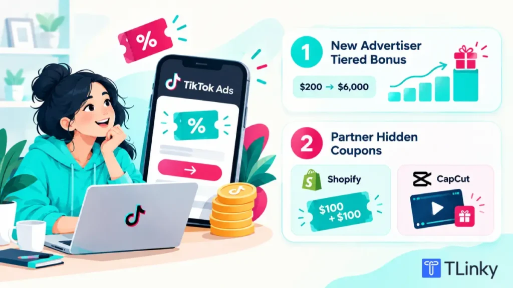 TikTok Ads Business Coupons and Bonus Offers