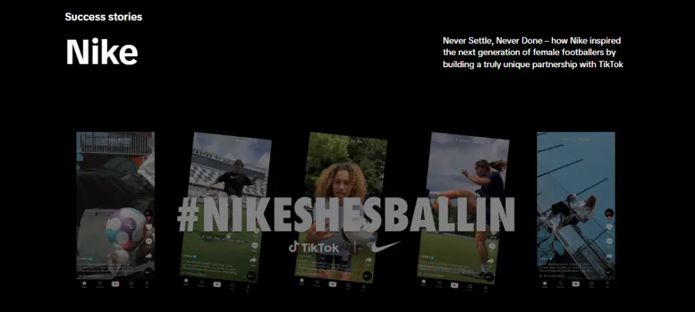 TikTok Success Stpries Nike