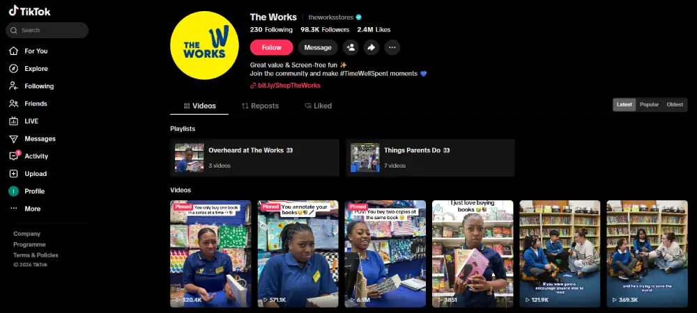 TikTok The Works