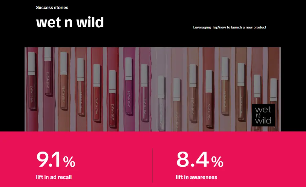 TikTok Wet n Wild Case Study