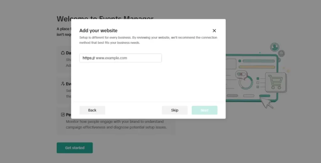 Adding web url