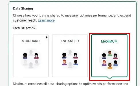 Authorize the data sharing
