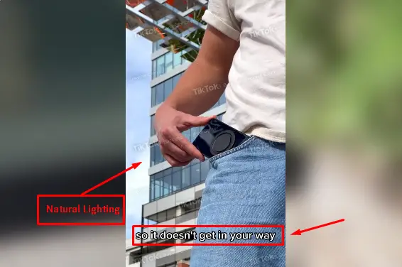 Natural Lighting and On-Screen Captions
