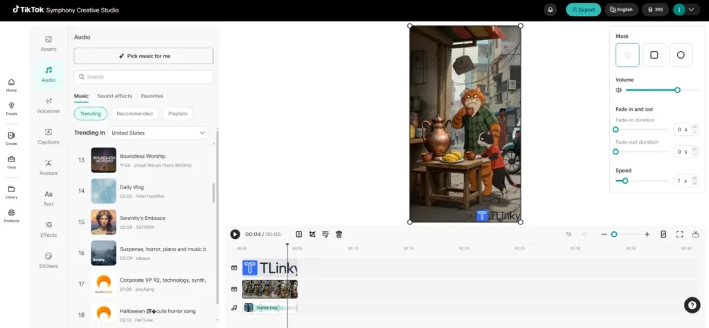 Symphony ai video editor