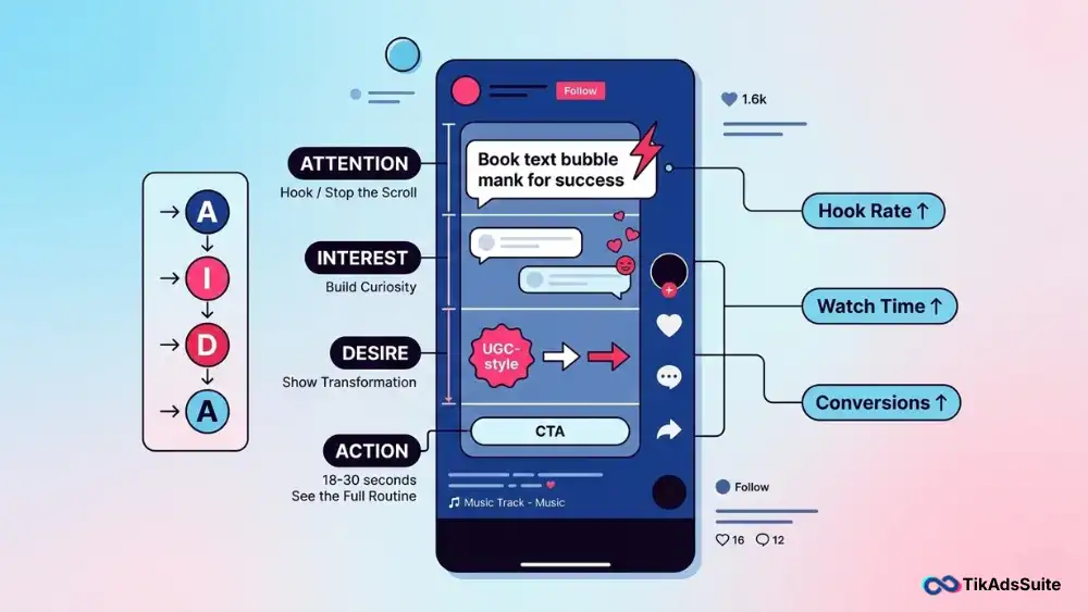 The AIDA Formula for TikTok Ads