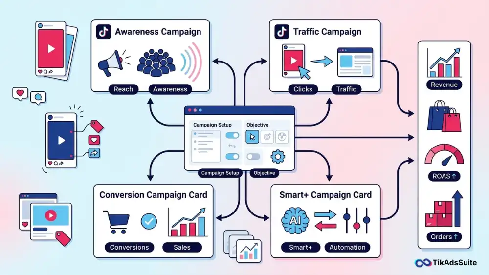 TikTok Ads Campaign Types