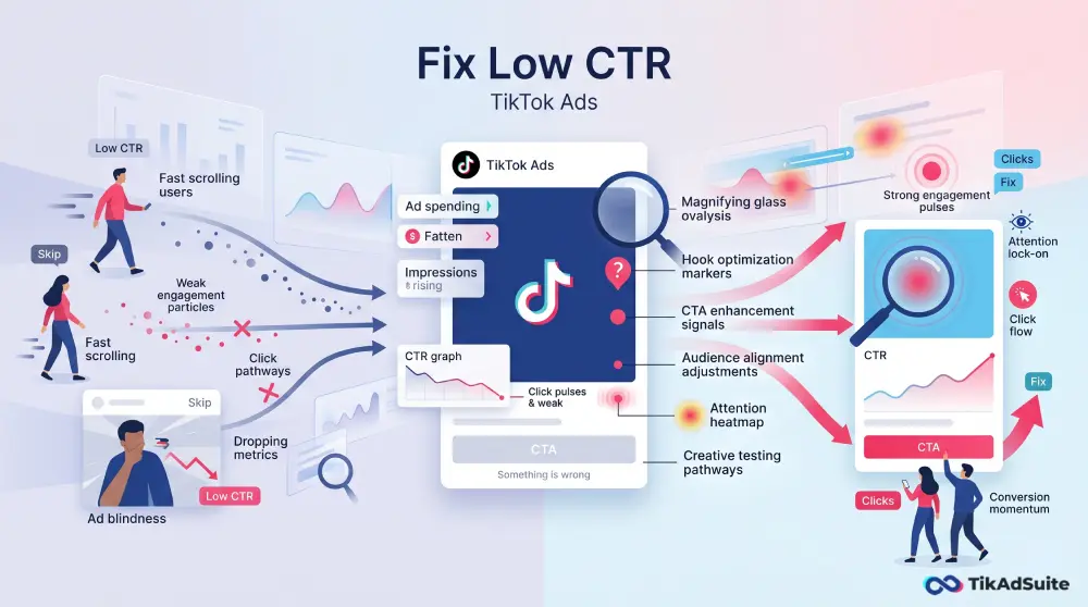 TikTok Ads Troubleshooting Fix Low CTR