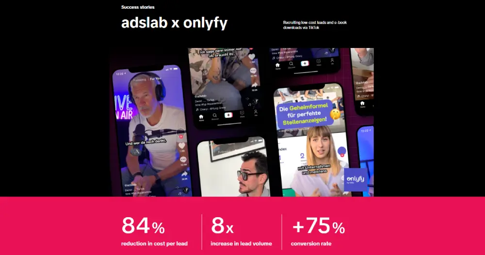 TikTok adslab x onlyfy Case Study