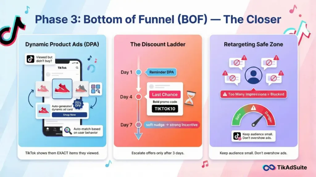 TikTok Ads Bottom of Funnel