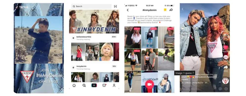 TikTok case study for Guess