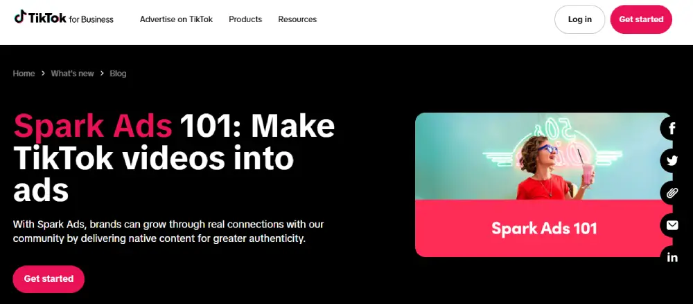TikTok Spark Ads