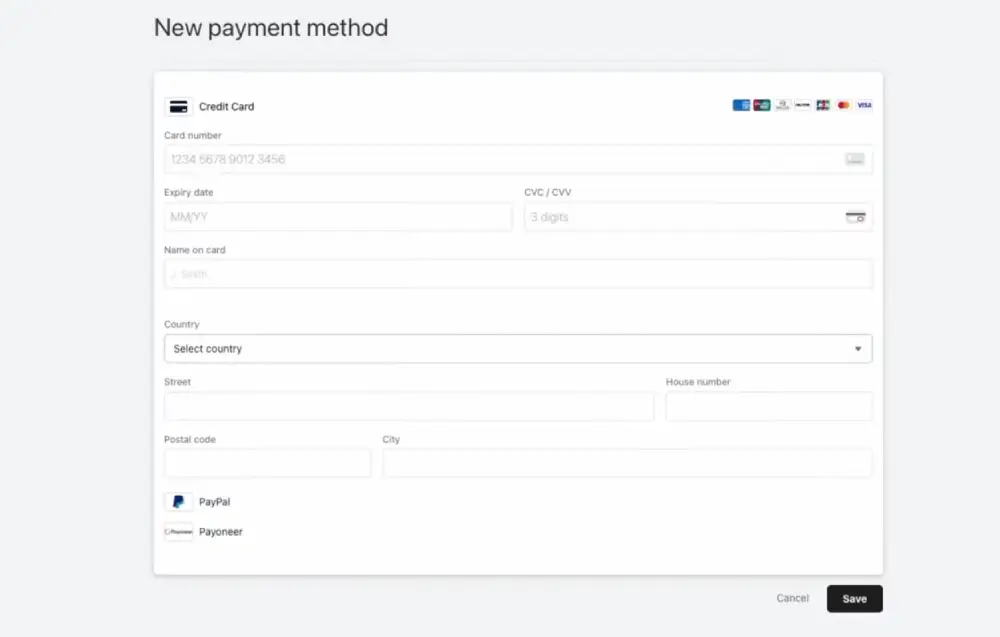 Configure Payments