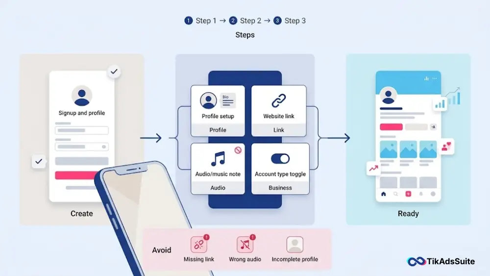 Create a TikTok Business Account