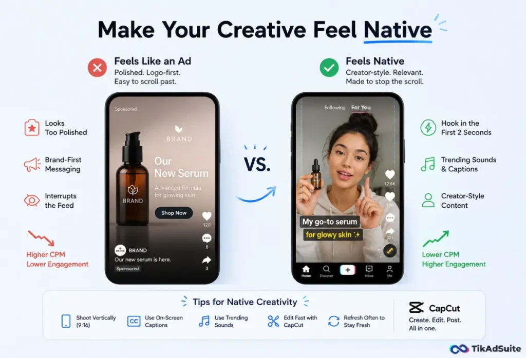 Make Your Creative Feel Native