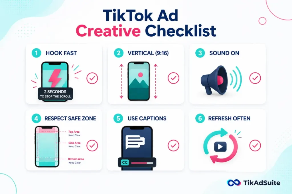 TikTok Ad Creative Checklist