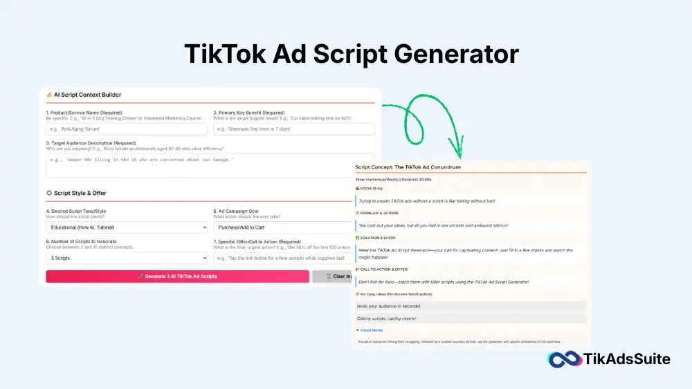 TikTok Ad Script Generator