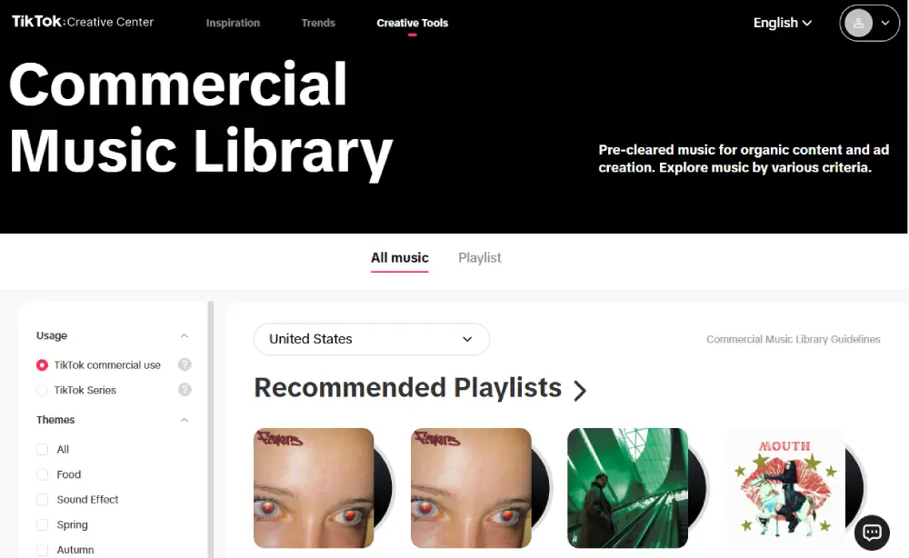 TikTok Commercial Audio