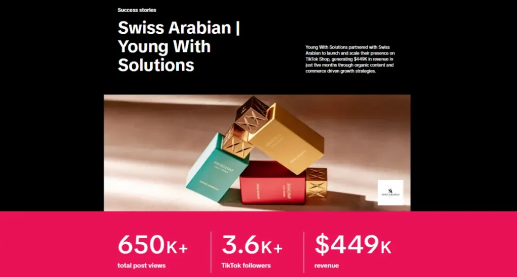TikTok Swiss Arabian case study
