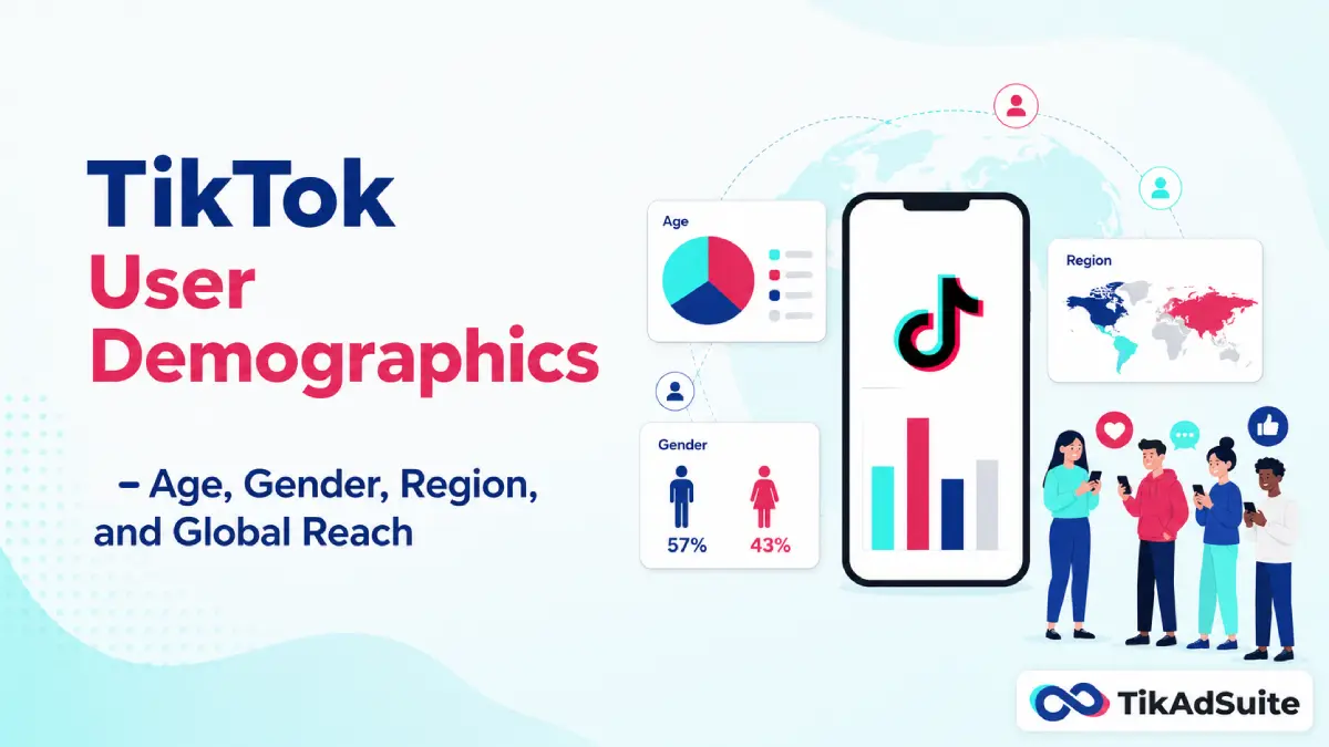 TikTok User Demographics in 2026: Age, Gender, Region, and Global Reach