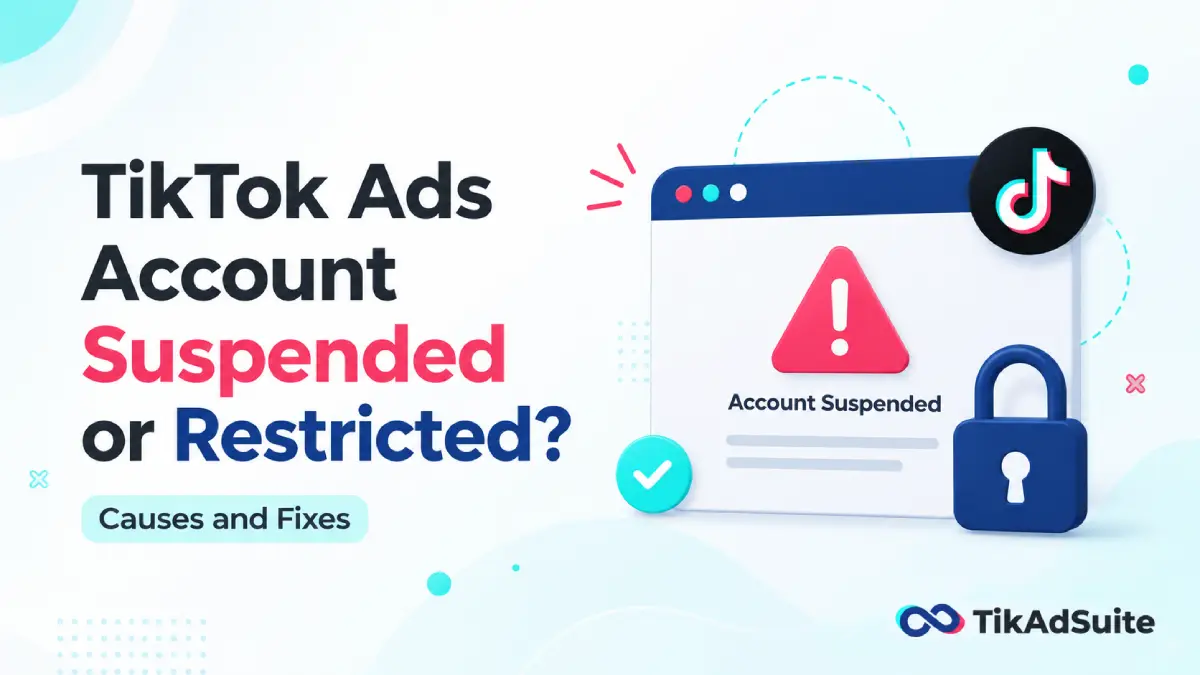 TikTok Ads Account Suspended