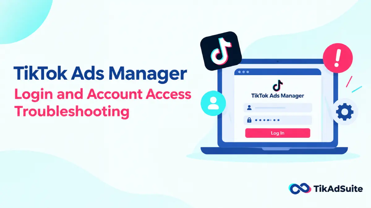 TikTok Ads Manager Login and Account Access Troubleshooting